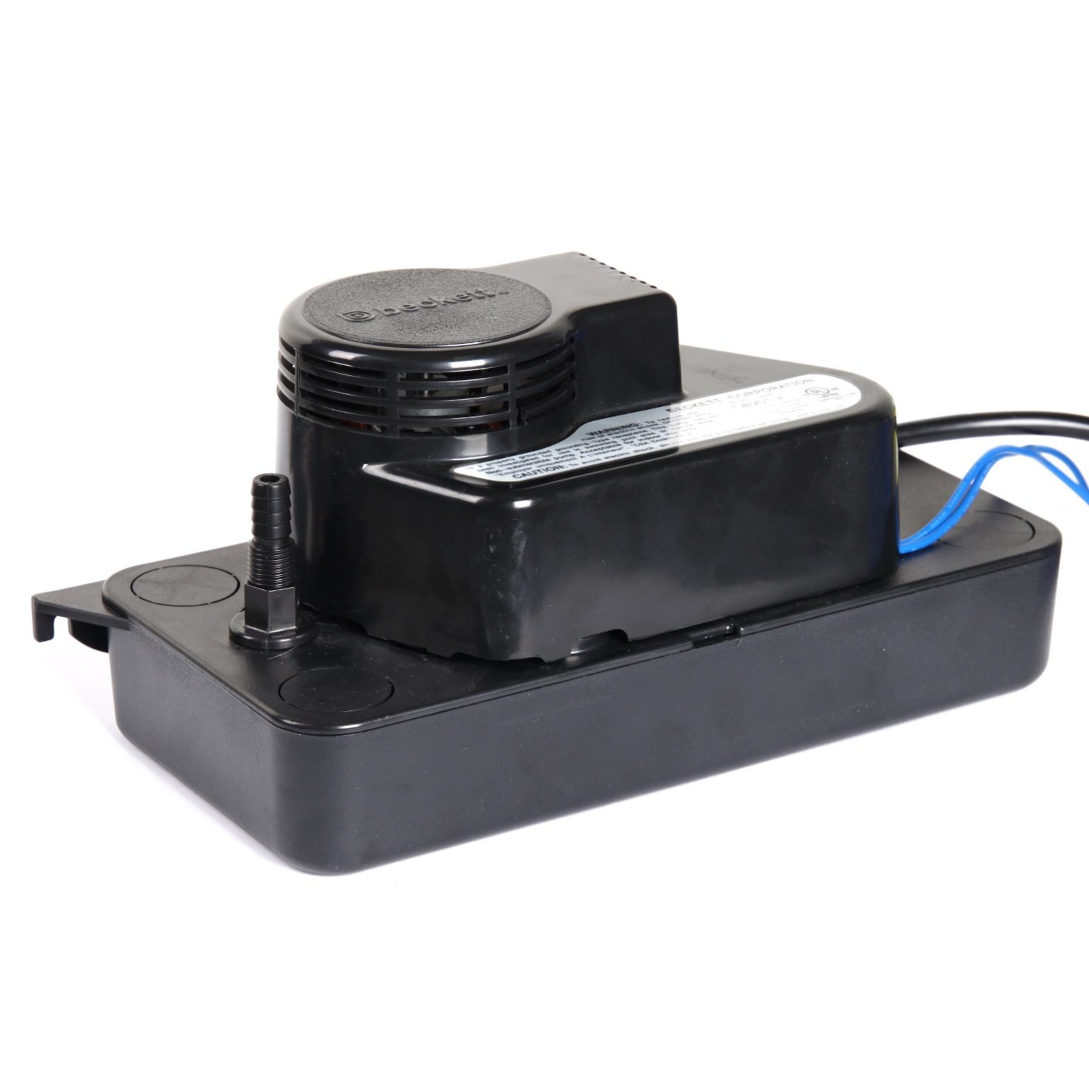 CL201ULP Low Profile Plenum Rated Condensate Pump, 115V, 20 Foot Max