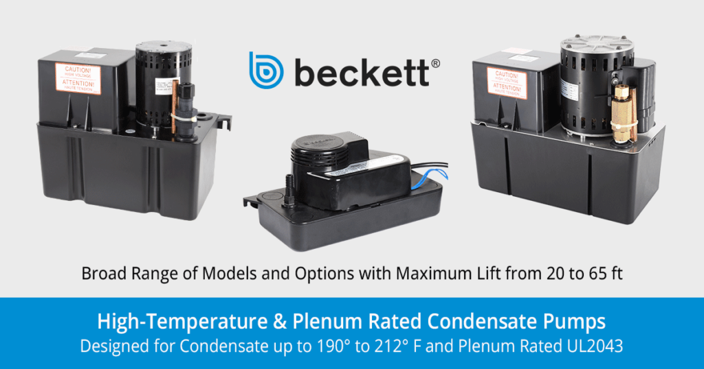 Beckett high-temperature condensate pumps