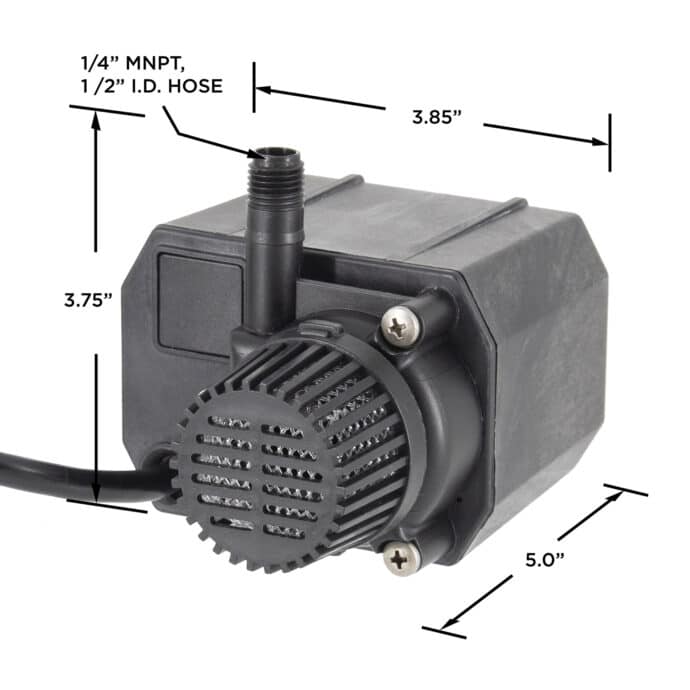 G325A submersible pump dimensions