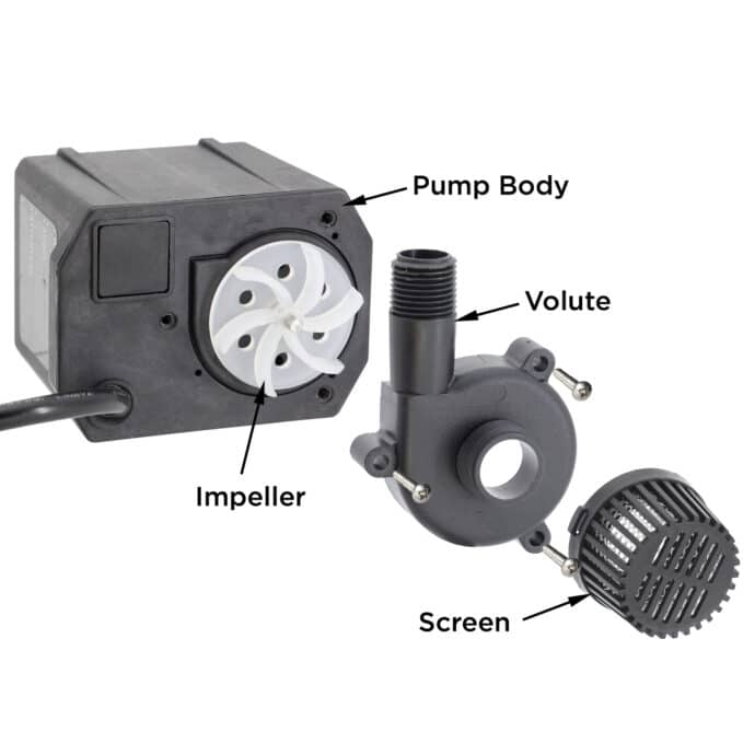 G535C submersible pump exploded view