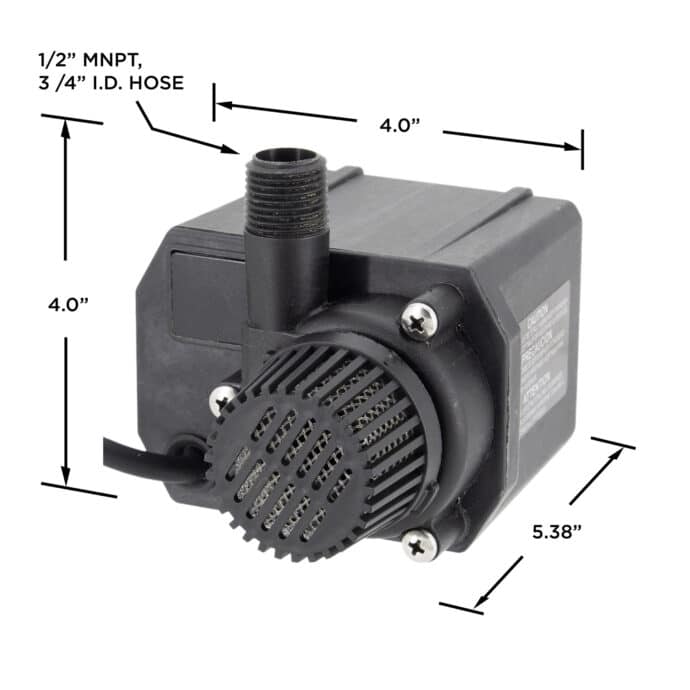 G535C submersible pump dimensions